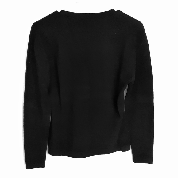 VTG CARRIE FORBES Long Sleeve Button Down Cashmere Silk Blend Sweater Cardigan M - Picture 2 of 7